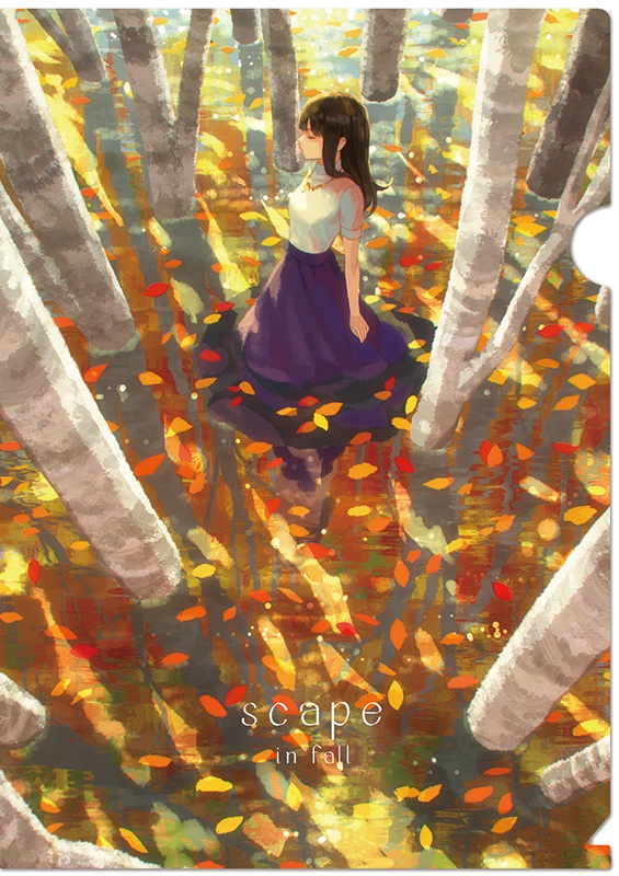 "in fall" A4クリアファイル