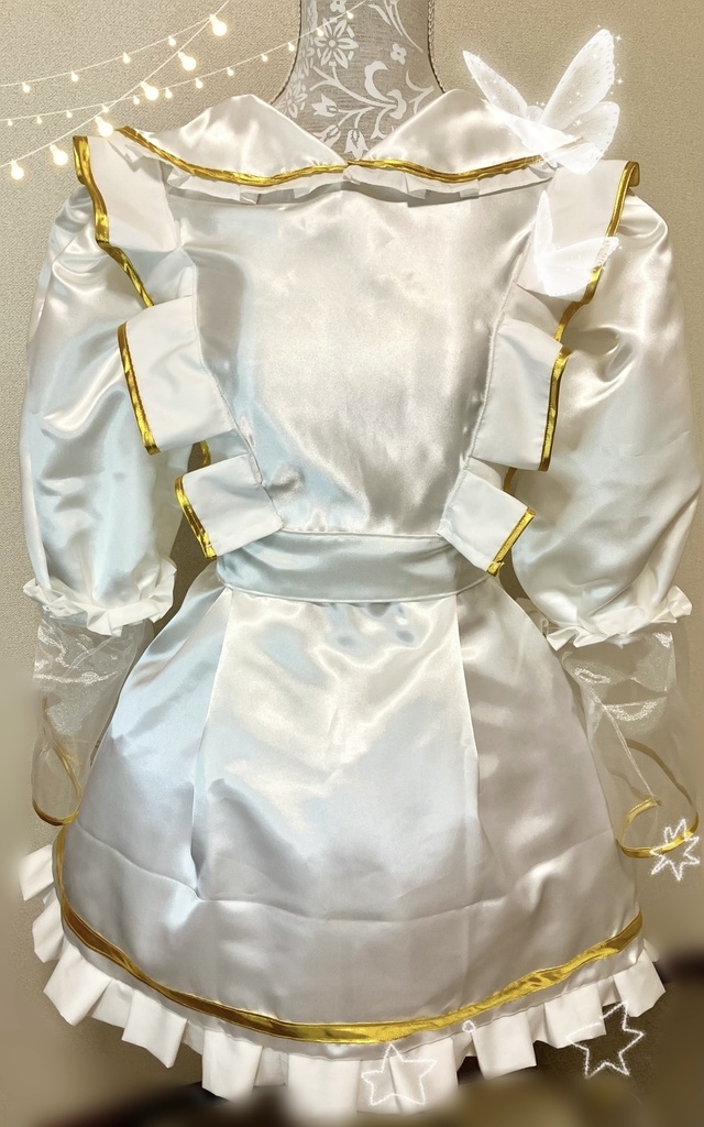 【親子共同作品】☆大きめフリルのワンピース☆