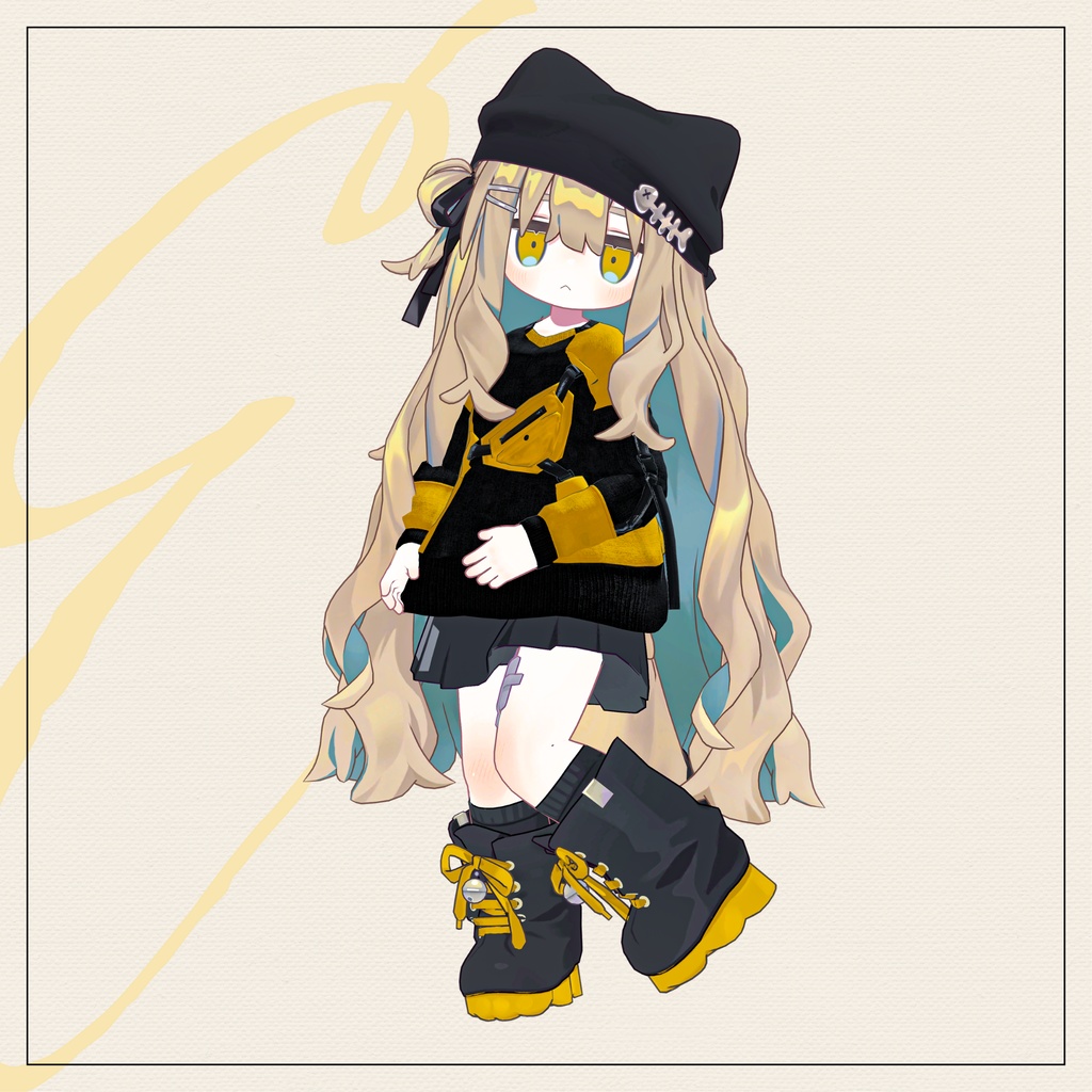 【セミ対応衣装】メッセンジャーMIXスウェット(アウター)【3D衣装】