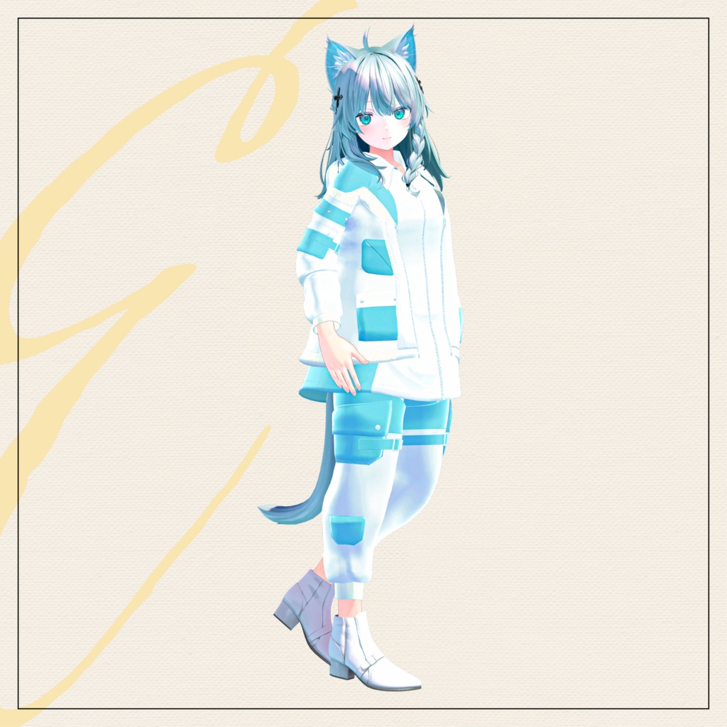 【セミ対応衣装】テックボトムス【3D衣装】