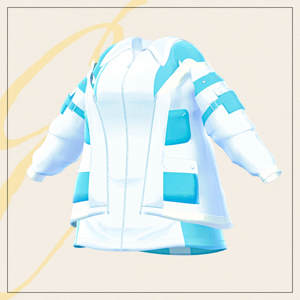 【セミ対応衣装】テックアウター【3D衣装】