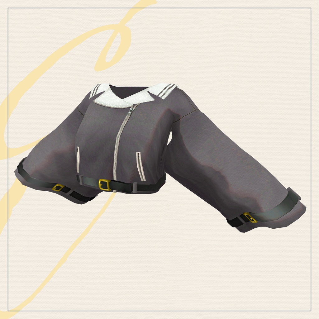 【セミ対応衣装】ライダー✕セーラー服(アウター)【3D衣装】