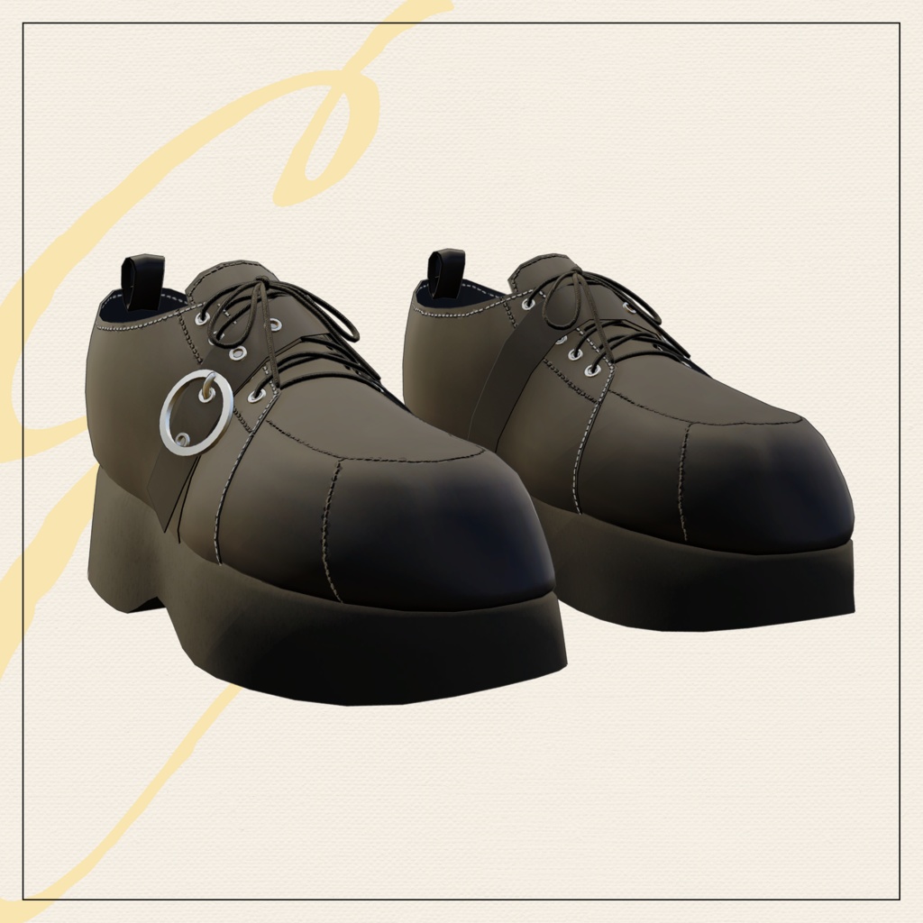 【セミ対応衣装】オーバーループシューズ【3D衣装】(シューズ)