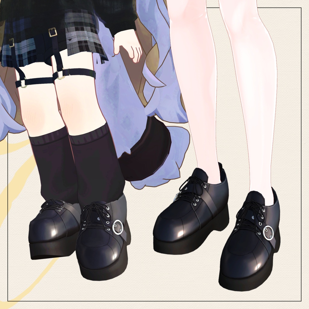 【セミ対応衣装】オーバーループシューズ【3D衣装】(シューズ)