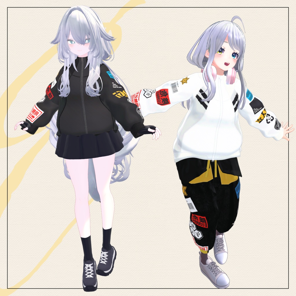 【セミ対応衣装】 マルチラベルアウター【3D衣装】