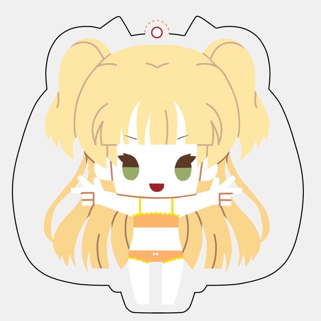 莉嘉ちゃんお着替えアクリルキーホルダー※受注販売