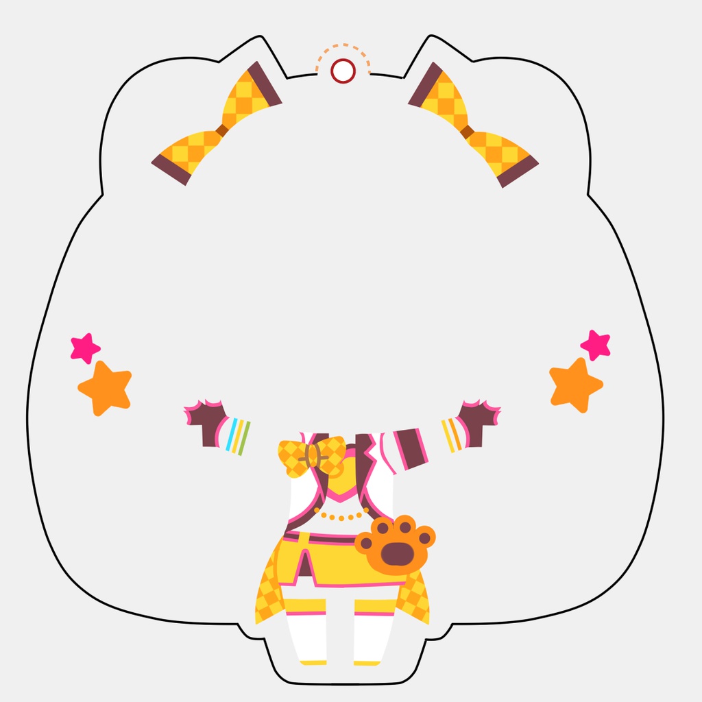 莉嘉ちゃんお着替えアクリルキーホルダー※受注販売