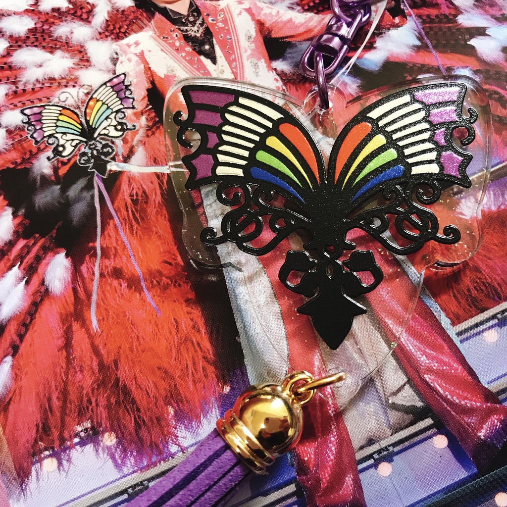 美庭シャンシャン風アクリルキーホルダー