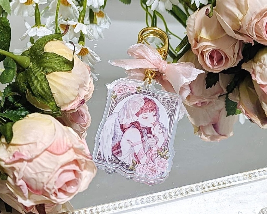 【鏡中の天使・ROSE】アクリルキーホルダー
