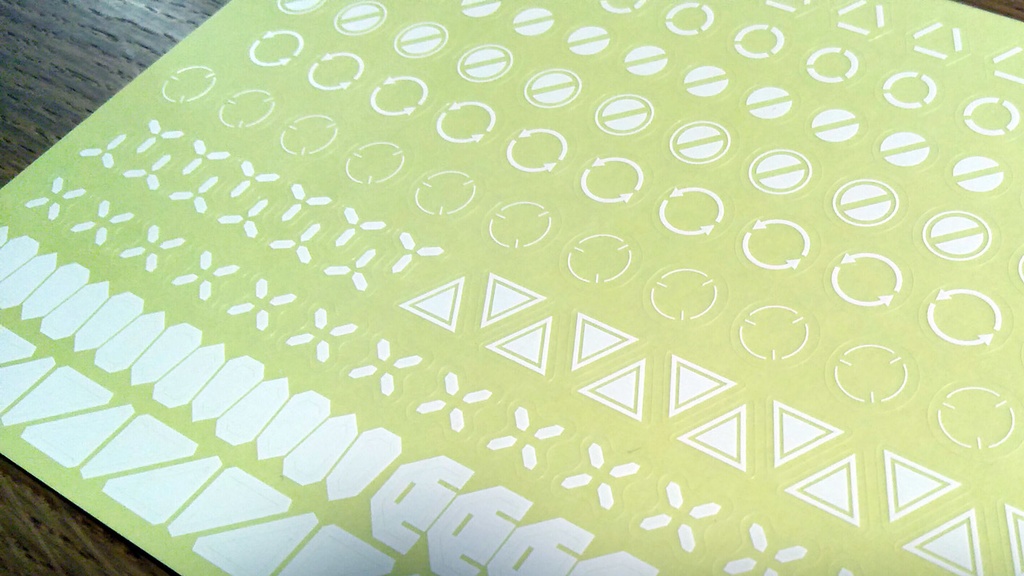 No.006 ポイント白 ステッカー