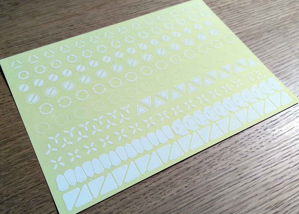 No.006 ポイント白 ステッカー