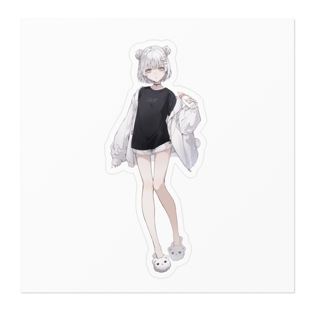 ものひものビジュステッカー