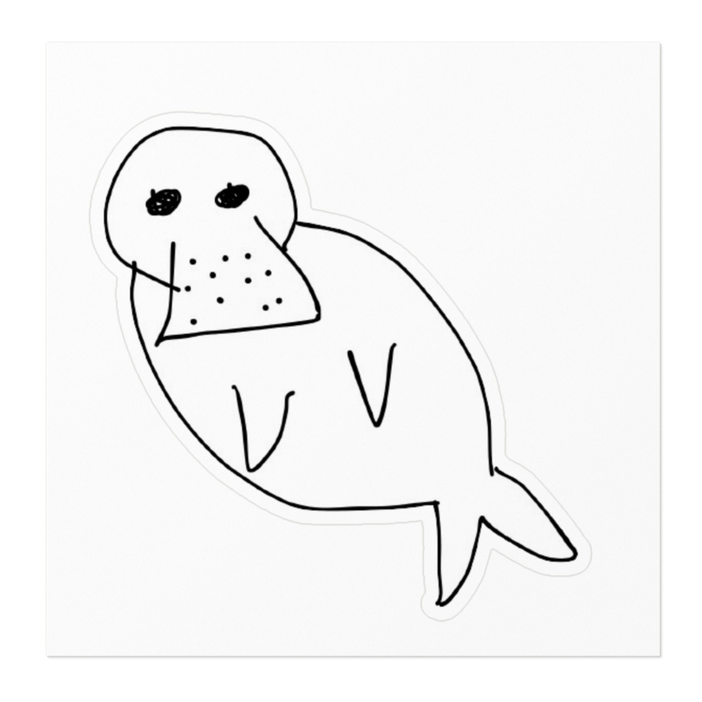 じゅごんステッカー