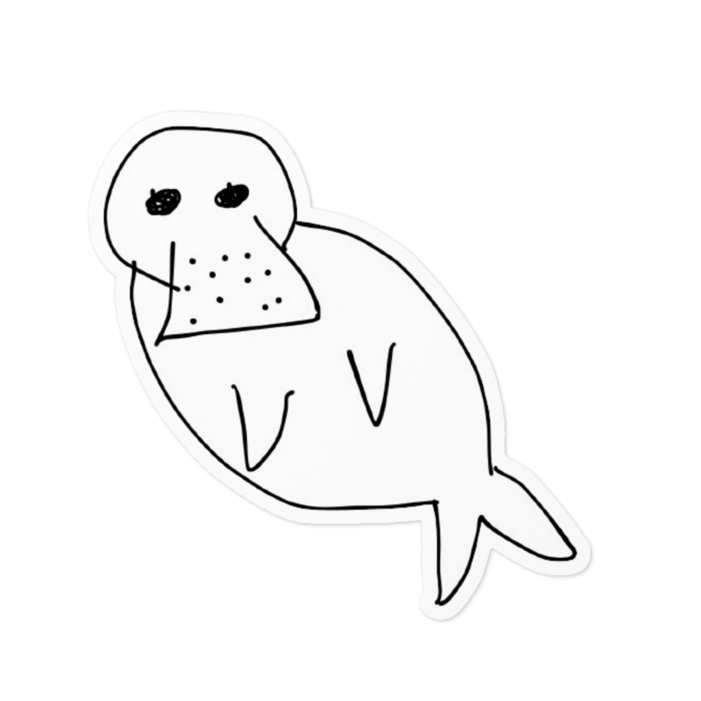 じゅごんステッカー