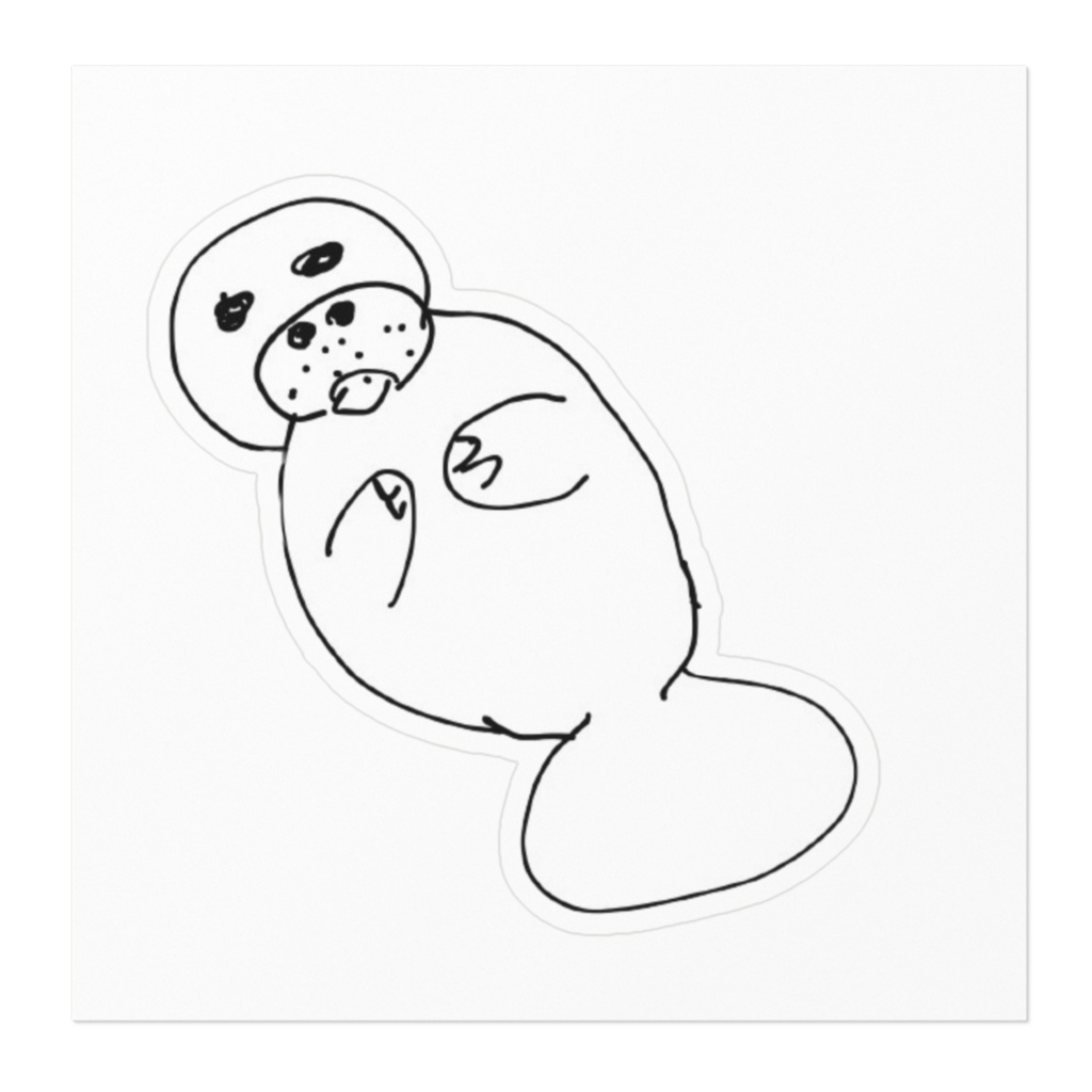 まなてぃステッカー