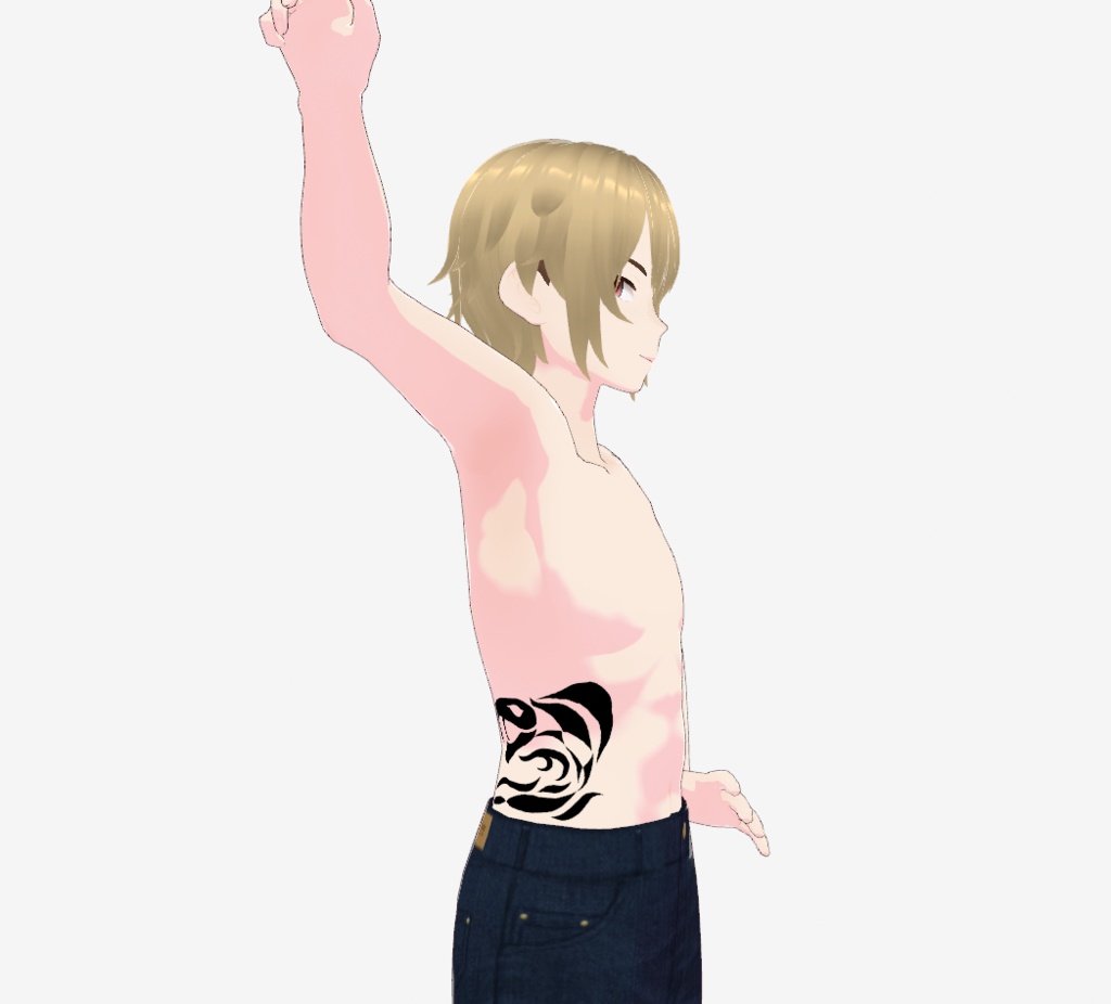 【VRoidテクスチャ】タトゥーセット Vol.1(ヘビースモーカー)