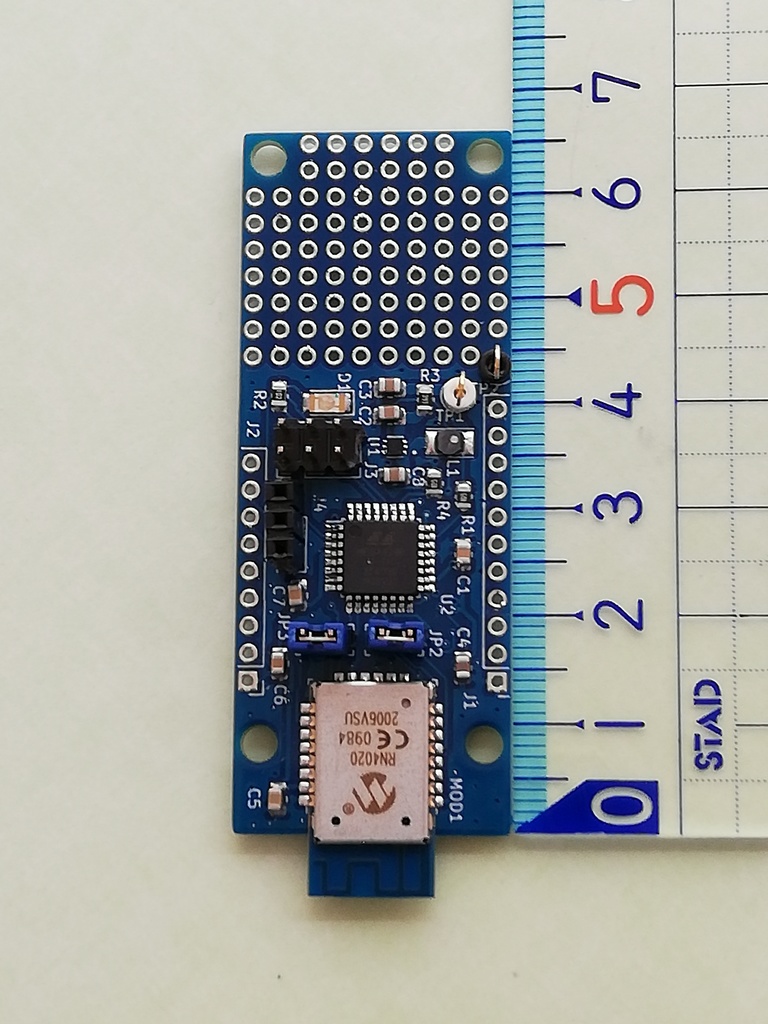 RN4020 BLE(Bluetooth Low Energy)送受信ユニット