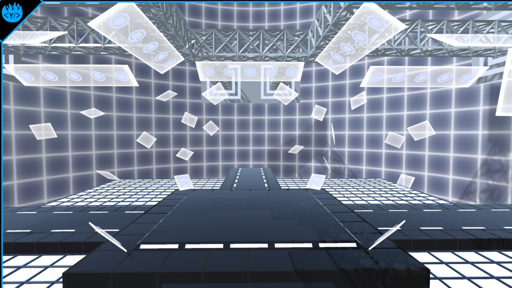 [VRMLiveViewer GLB] Cross Crystal LiveStage