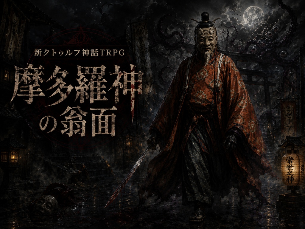 新クトゥルフ神話TRPGシナリオ「摩多羅神の翁面」