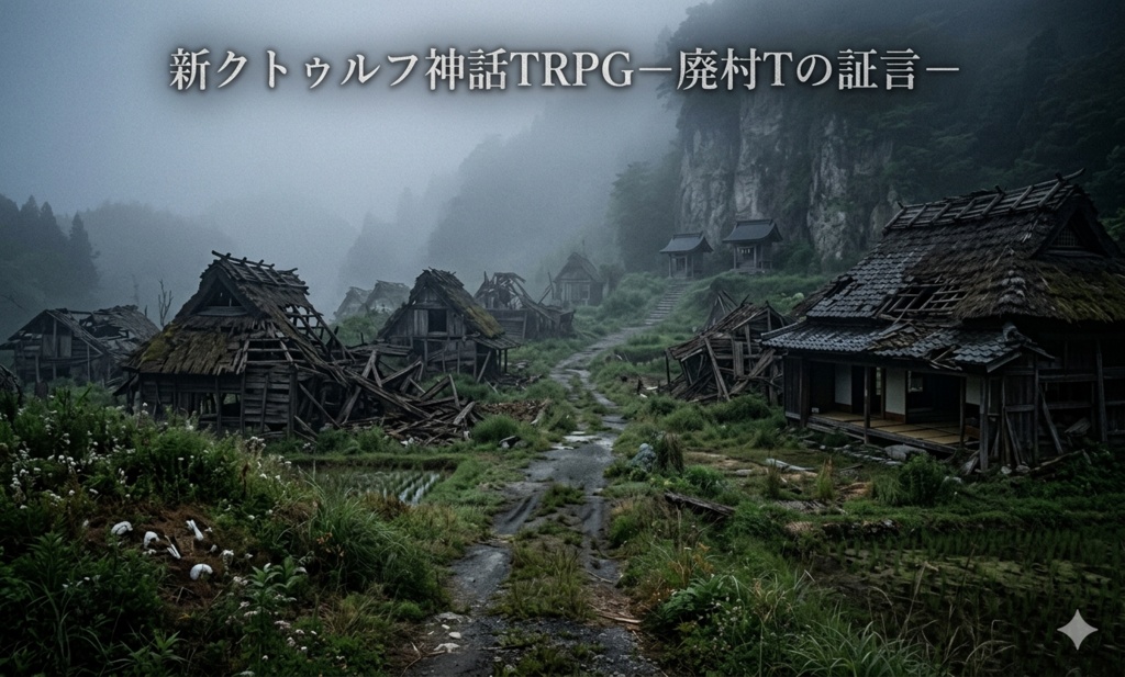 新クトゥルフ神話TRPG「廃村Tの証言」
