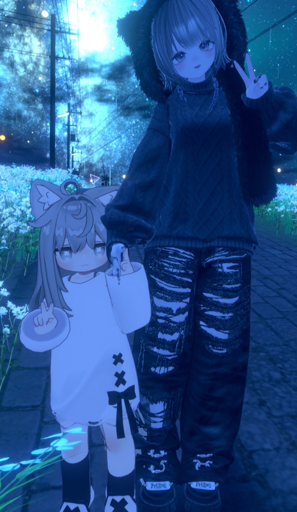 【セール中】腕組み、手つなぎギミック