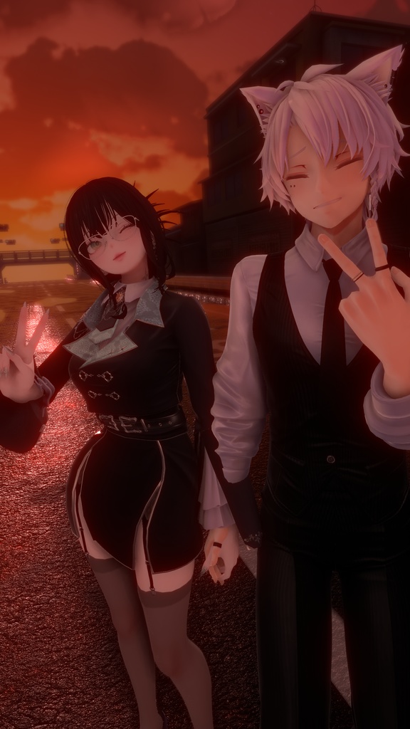 【セール中】腕組み、手つなぎギミック