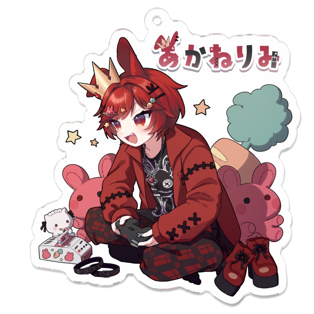 あかねりみ初グッツ！げーむにゃうアクリルキーホルダー