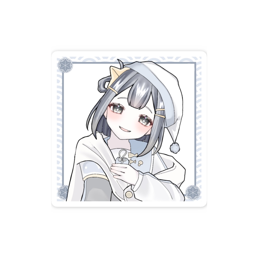 【2周年記念】キービジュアル真四角ステッカー