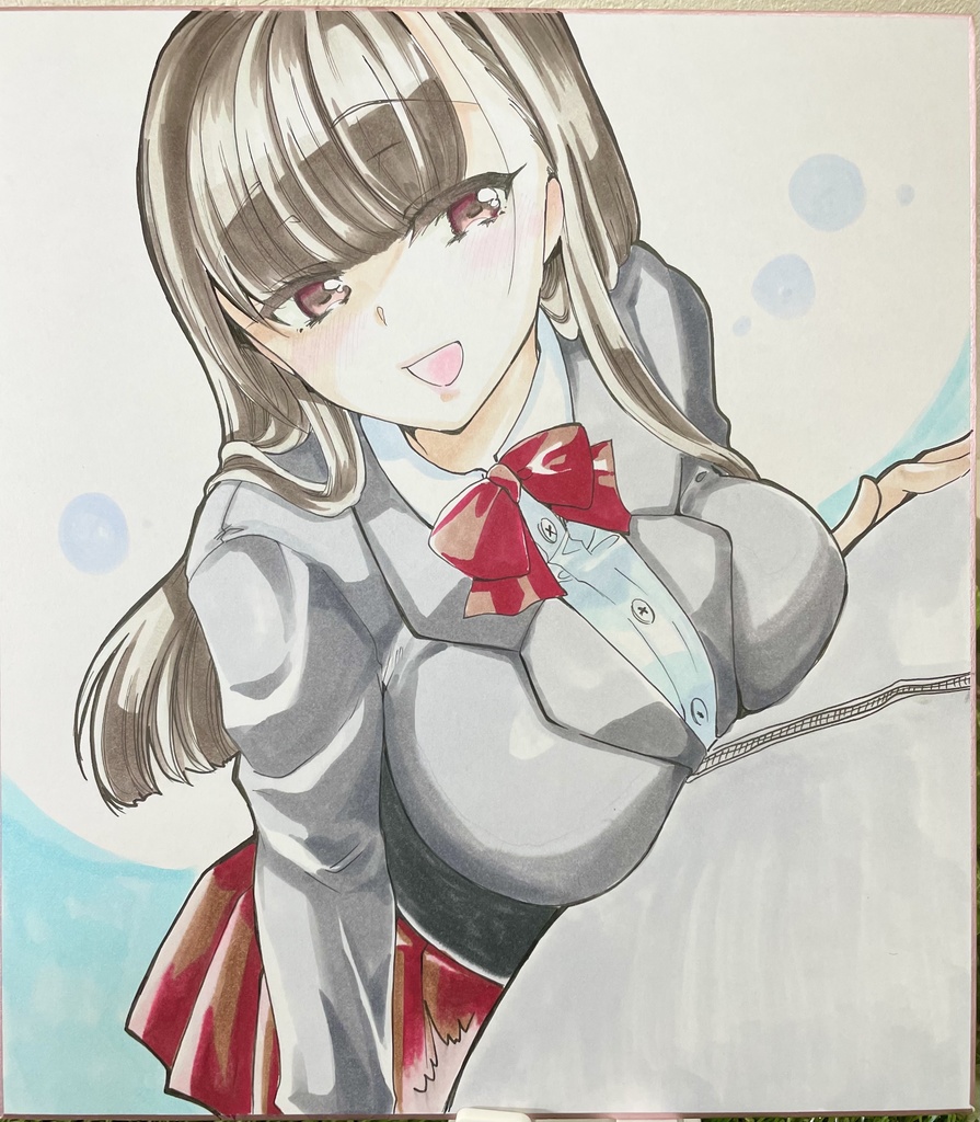 色紙(大)生原稿付き