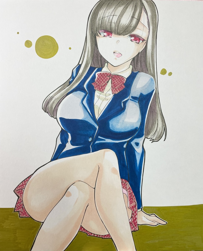 色紙（大）生原稿付き