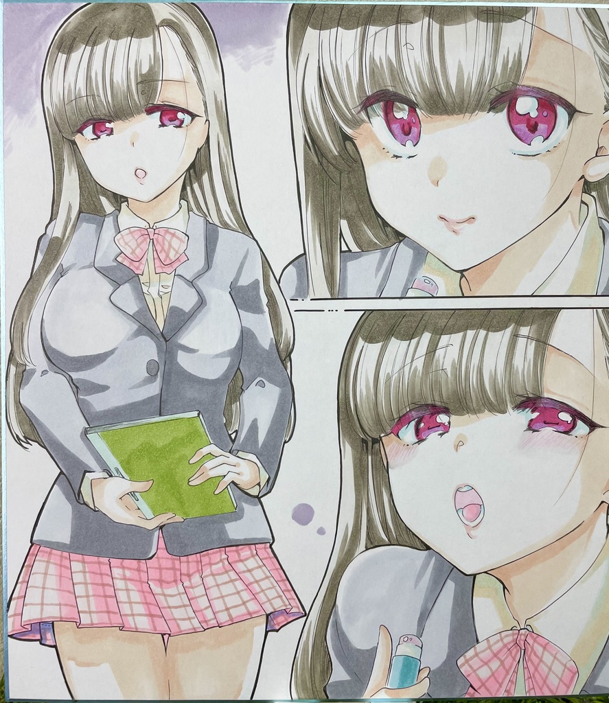 色紙(大)生原稿付き