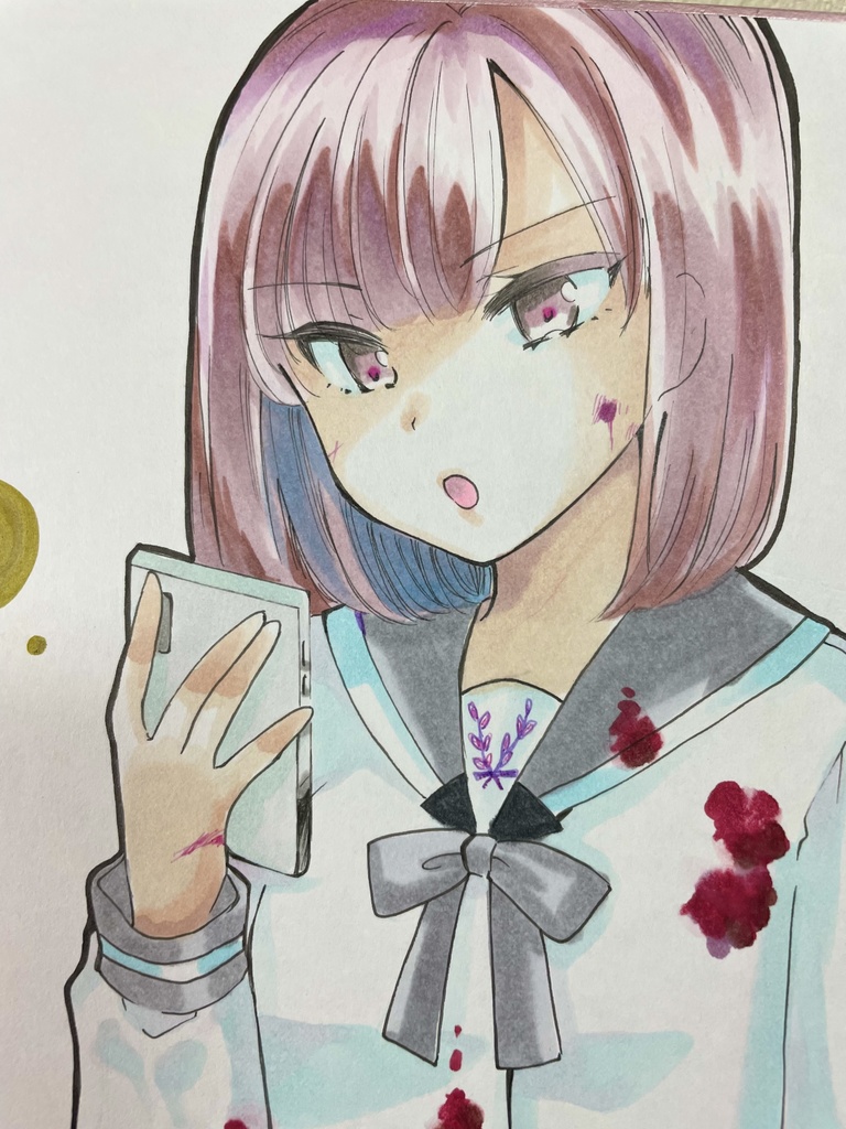 色紙(大)生原稿付き