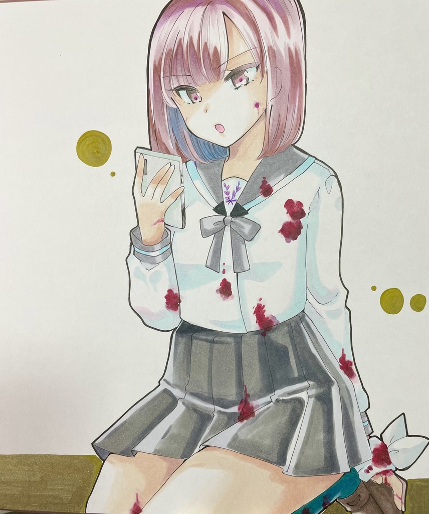 色紙(大)生原稿付き