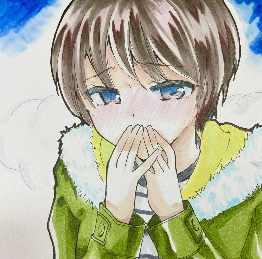 色紙(大)生原稿付き