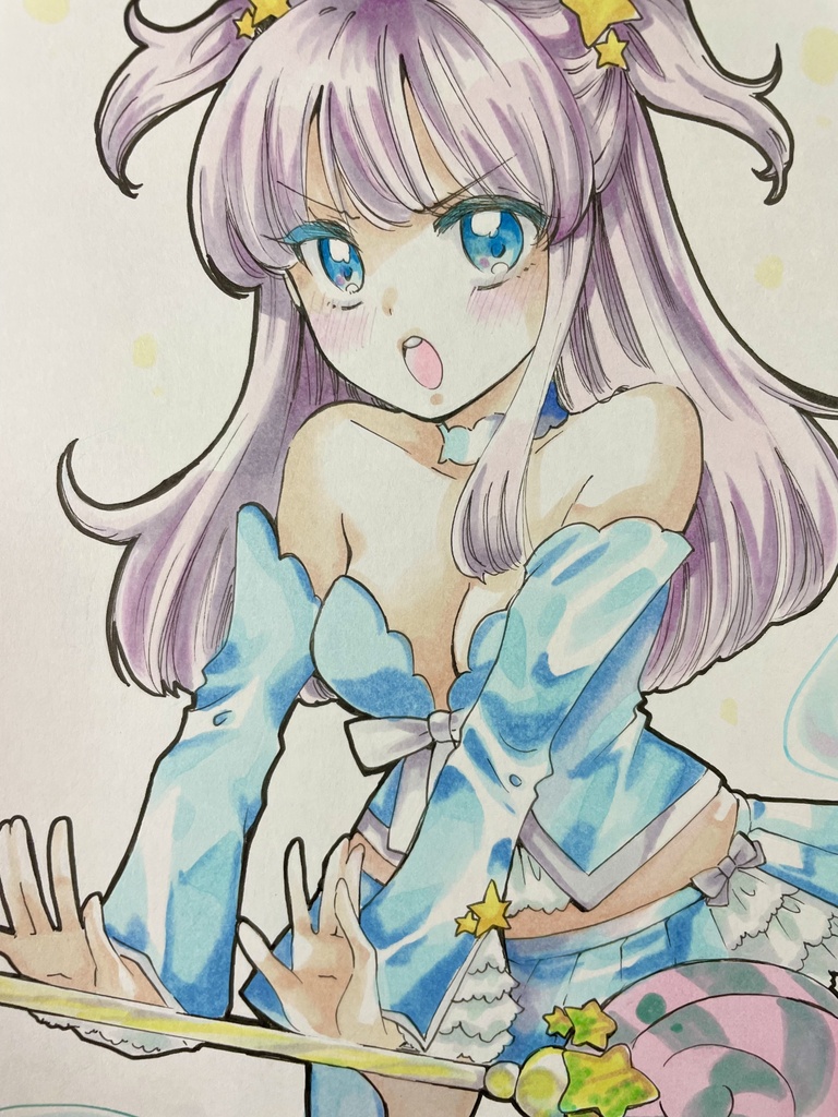 色紙(大)生原稿付き