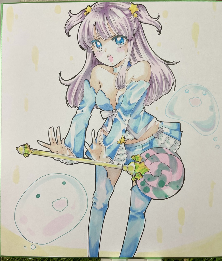 色紙(大)生原稿付き