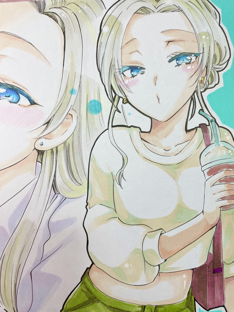 色紙(大)生原稿付き