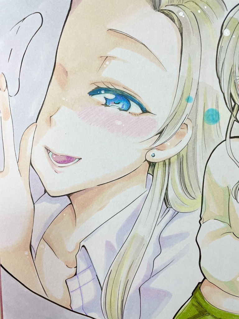 色紙(大)生原稿付き