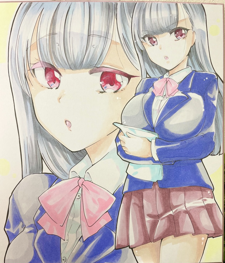 色紙（大）生原稿付き