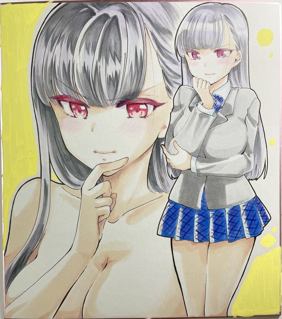 色紙(大)生原稿付き