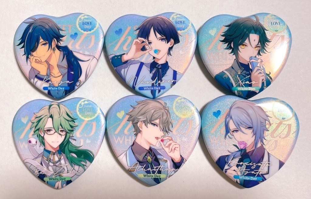 原神バレンタイン&ホワイトデーハート缶