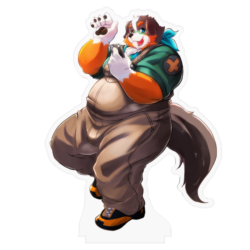 黒鋼ハク新衣装【大川犬威Ver】アクリルフィギュア