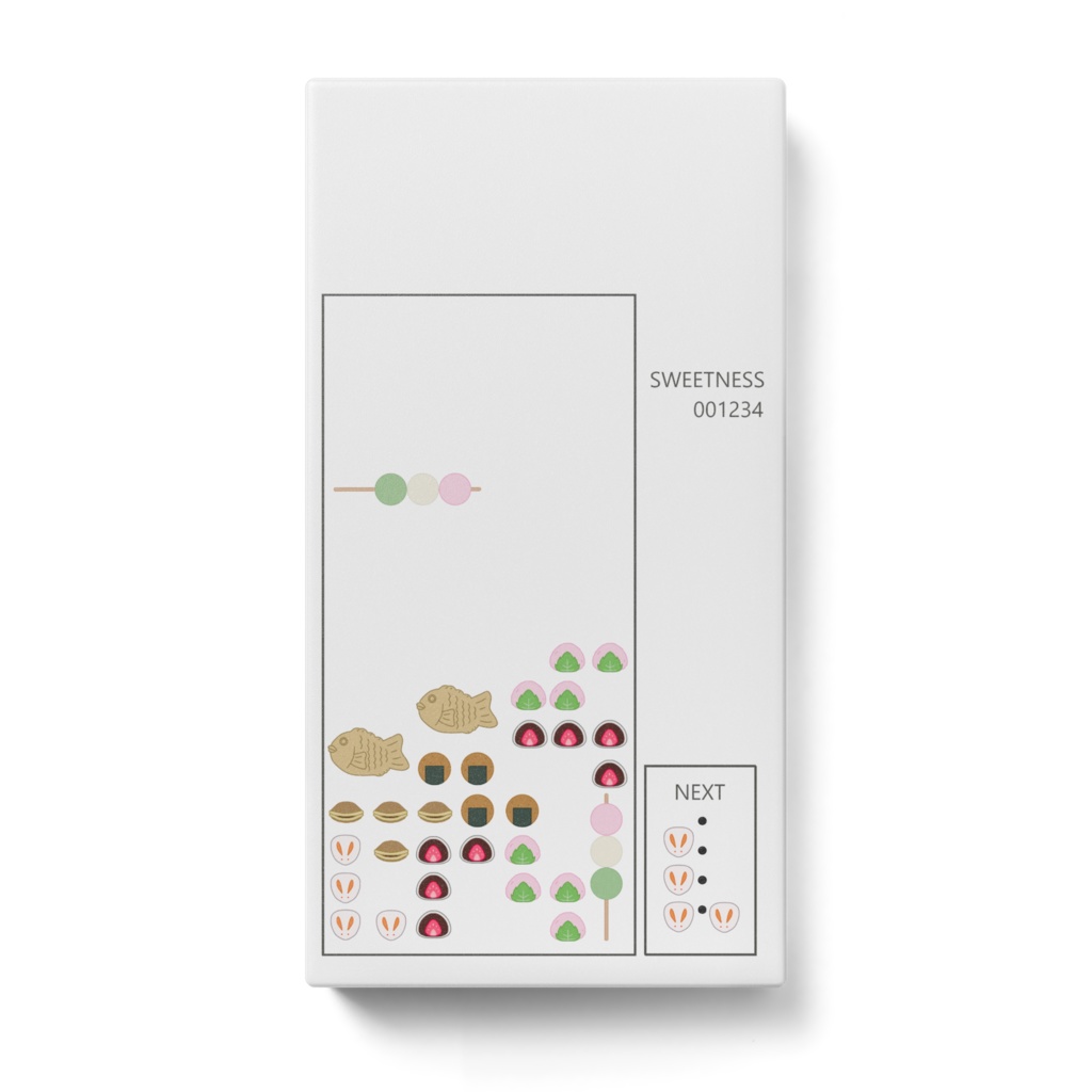 和菓子テトリス　モバイルバッテリー