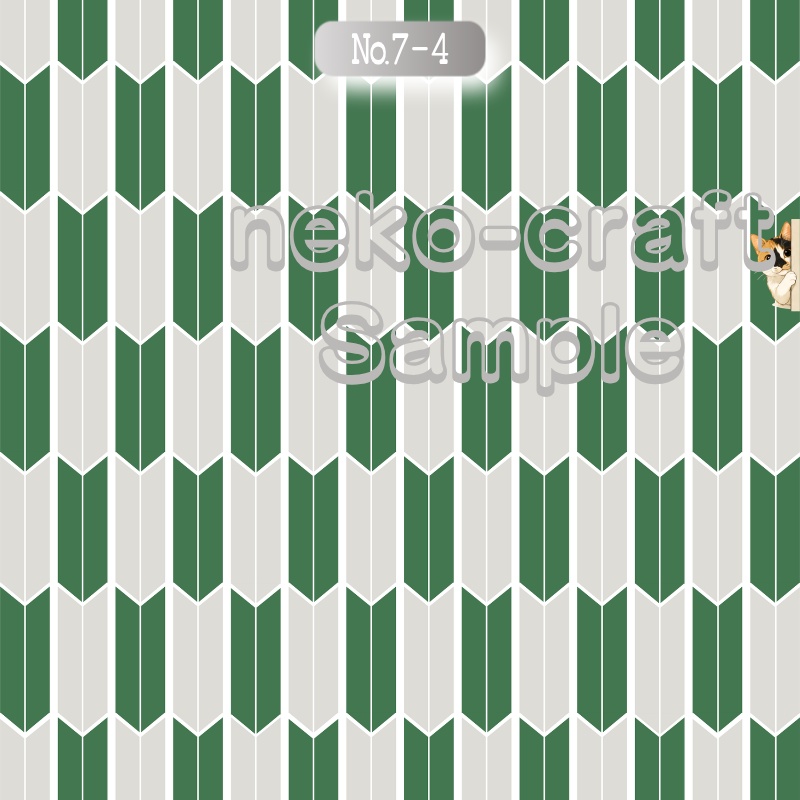 和柄③(猫) | デジタルペーパー(シームレスパターン) 6枚セット | PNG DL素材