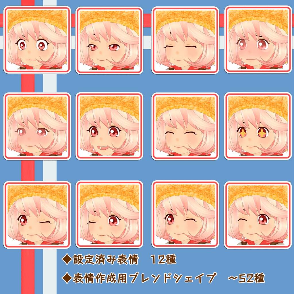 オリジナル3Dモデル◆メロン・パンヤ◆ver.1.00