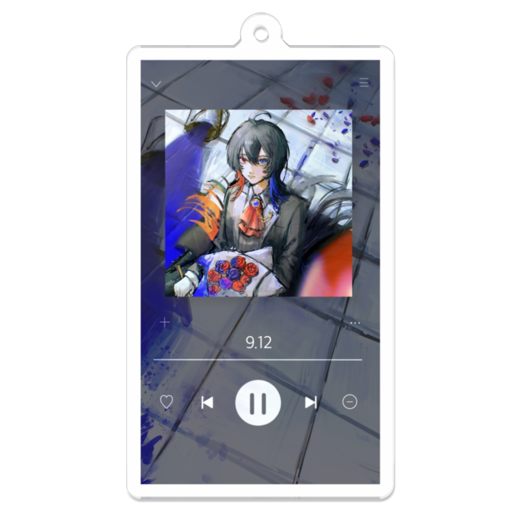 【UB生誕記念グッズ2025】アクリルキーホルダー(ミュージックプレイヤー風)