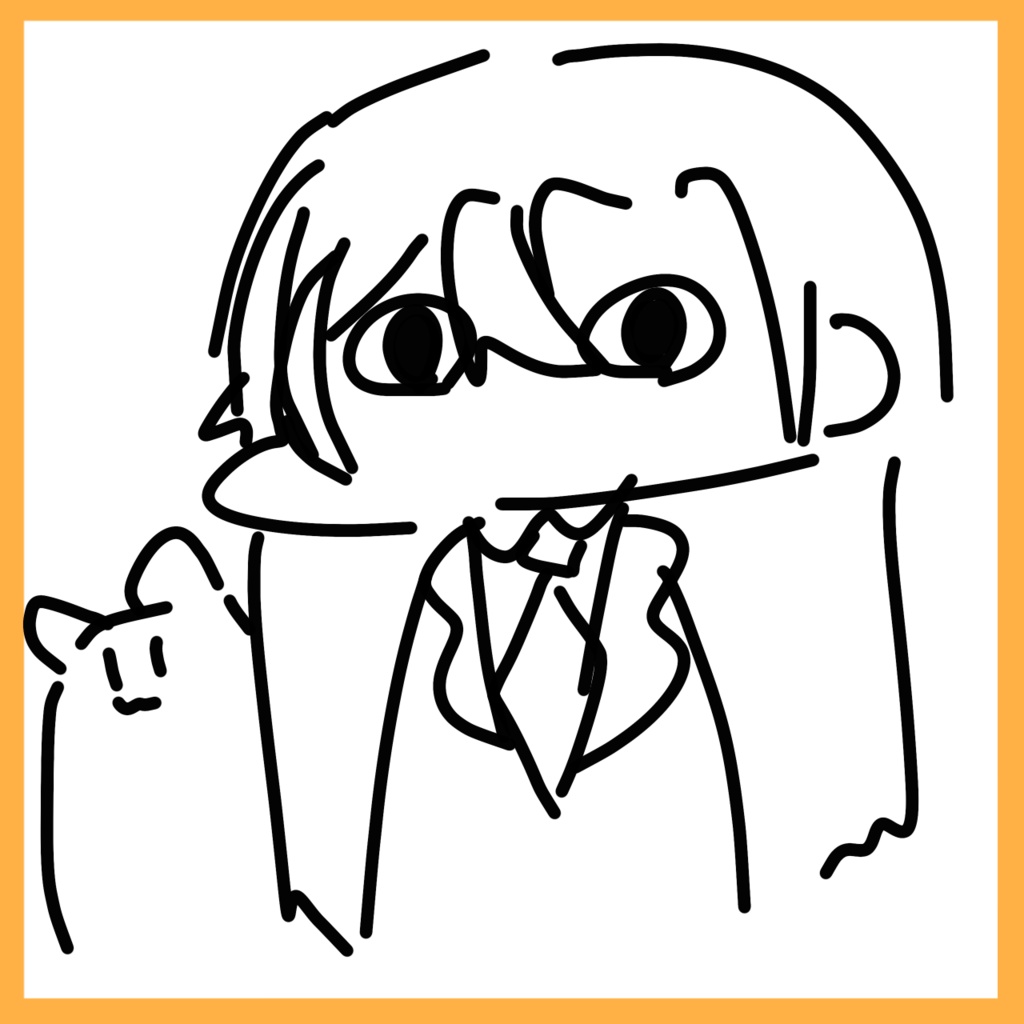 オリジナル手描き色紙