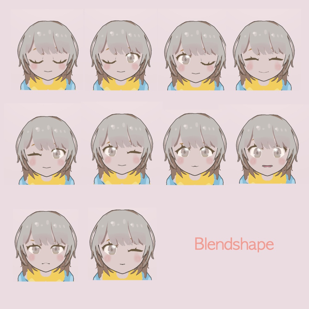 オリジナル3Dモデル「すずね」