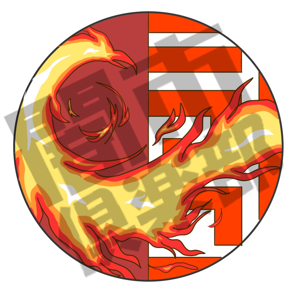 東方モチーフアイコンステッカーvol2