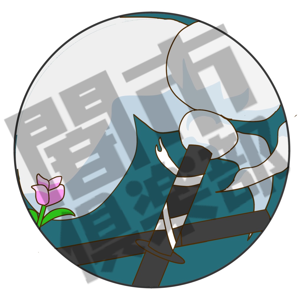 東方モチーフアイコンステッカーvol2